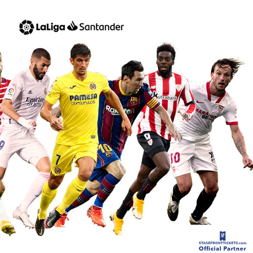 LaLiga Santander — Ticket Marketing Graphic — StageFrontTickets.com